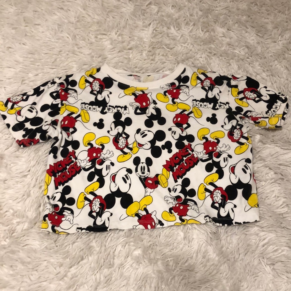Mickey Mouse crop top  only wore once